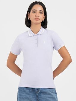 Red Tape - Lavender Polo T-Shirt for Women