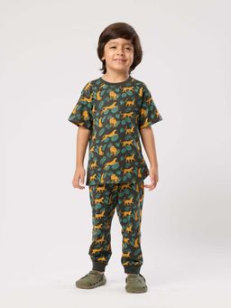 Orange Sugar - Cheetah Chase T-Shirt & Joggers (Set of 2)