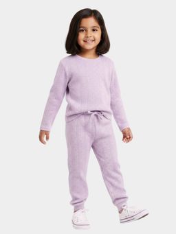 Orange Sugar - Unisex Lavender Full Sleeves Co-Ord Set