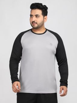 CHKOKKO - Grey Men Full Sleeve T-Shirt