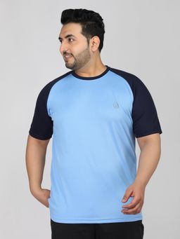 CHKOKKO - Blue Men Sports T-Shirt