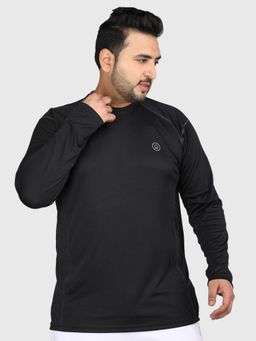 CHKOKKO - Black Men Full Sleeve T-Shirt