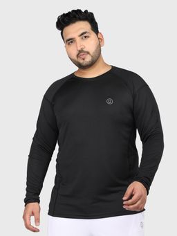 CHKOKKO - Black Men Full Sleeve T-Shirt