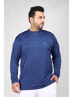 CHKOKKO - Blue Men Full Sleeve T-Shirt