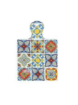 NFI Essentials - Table Trivet Coaster With Handle & Hanging Loop Cork Base Perfect For Mugs