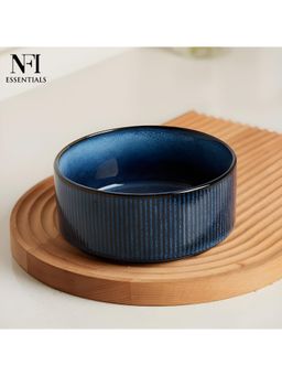 NFI Essentials - Frontier Bowls Perfect For Snack, Side Dishes, Salads Or Desserts Rib 575 Ml Blue