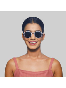 Enrico - Classic Round Polarized Purple Sunglasses