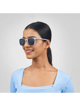 Enrico - Classic Square Purple Polarized Sunglasses