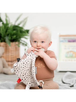 Cheeky Chompers - Leopard Spot Comfort chew Baby Comforter With Teether