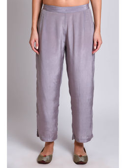 Naina Arunima - Purple Wide Bottom Palazzo