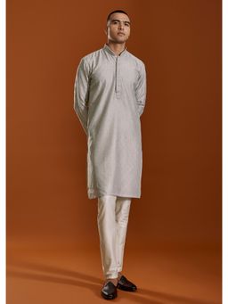 KALKI FASHION - Grey Viscose Kurta & Pant