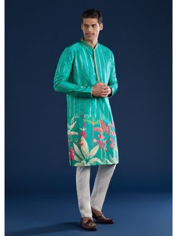 KALKI FASHION - Green Festive Kurta & Pant
