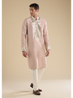 KALKI FASHION - Embellished Raw Silk Kurta & Pant