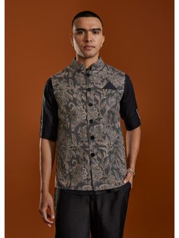KALKI FASHION - Black Kurta & Jacket