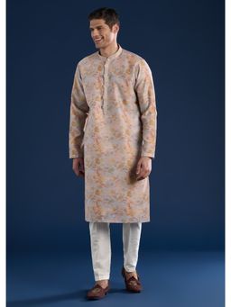 KALKI FASHION - Beige Casual Kurta & Pant