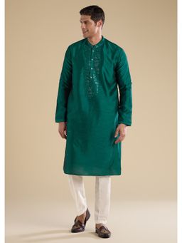 KALKI FASHION - Green Embellished Kurta & Pant