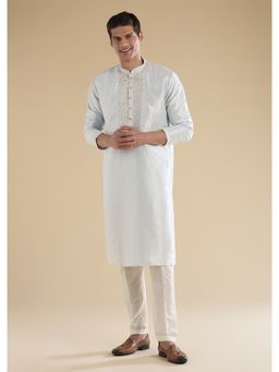 KALKI FASHION - Blue Classic Kurta & Pant