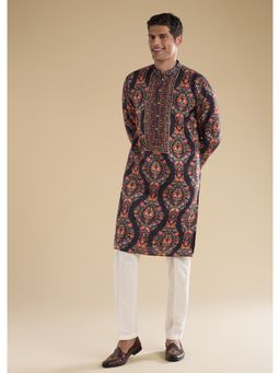 KALKI FASHION - Black Cutdana Detail Kurta & Pant