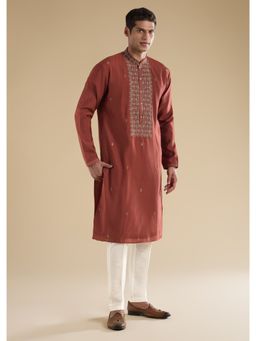 KALKI FASHION - Maroon Classic Kurta & Pant