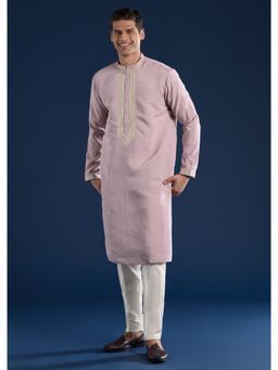 KALKI FASHION - Lilac Sequin Detail Kurta & Pant