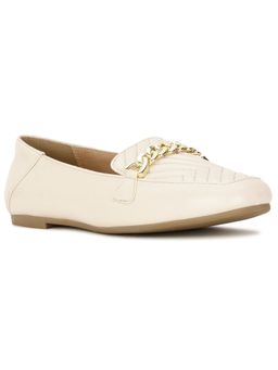 Bata - Women Slip-On Loafers Cream