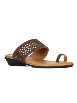 Bata - Women Slip-On Flats Brown