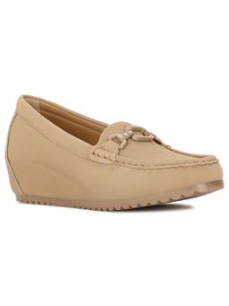 Bata - Women Slip-On Loafers Beige