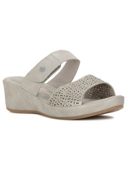 Bata Comfit - Women Slip-On Wedges Grey