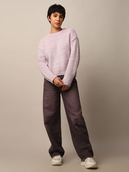 ONLY - Women Pink Textured Sweater