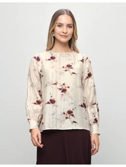 U.S. POLO ASSN. - Women Floral Printed Relaxed Fit Top
