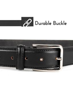 Cimoni - Latest Men's Leather Belt With Wallet-Black