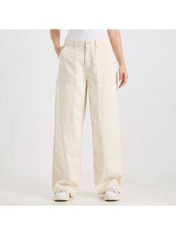 Pepe Jeans - Women Straight Fit Hise Rise Cargo Jeans