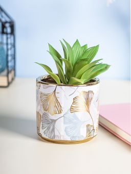 Voncasa - Aloe Vera Flower with Pot - Multi-Color
