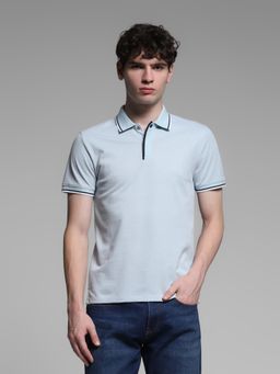 Jack & Jones - Blue Slim Fit Polo T-Shirt