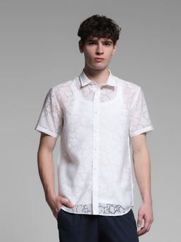 Jack & Jones - White Regular Fit Shirt