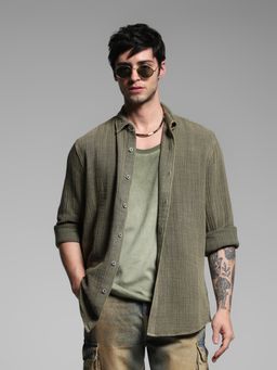 Jack & Jones - Green Regular Fit Shirt