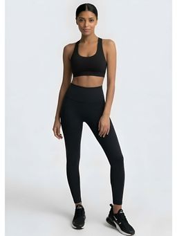 Rock Paper Scissors - Seamless Black Tights