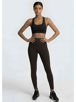 Rock Paper Scissors - Seamless Brown Tights