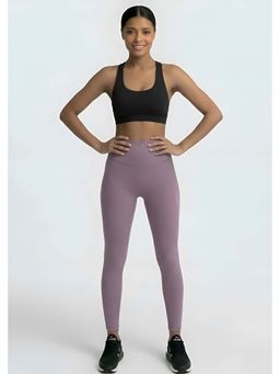 Rock Paper Scissors - Seamless Purple Tights