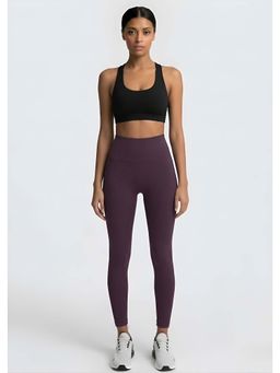 Rock Paper Scissors - Seamless Purple Tights