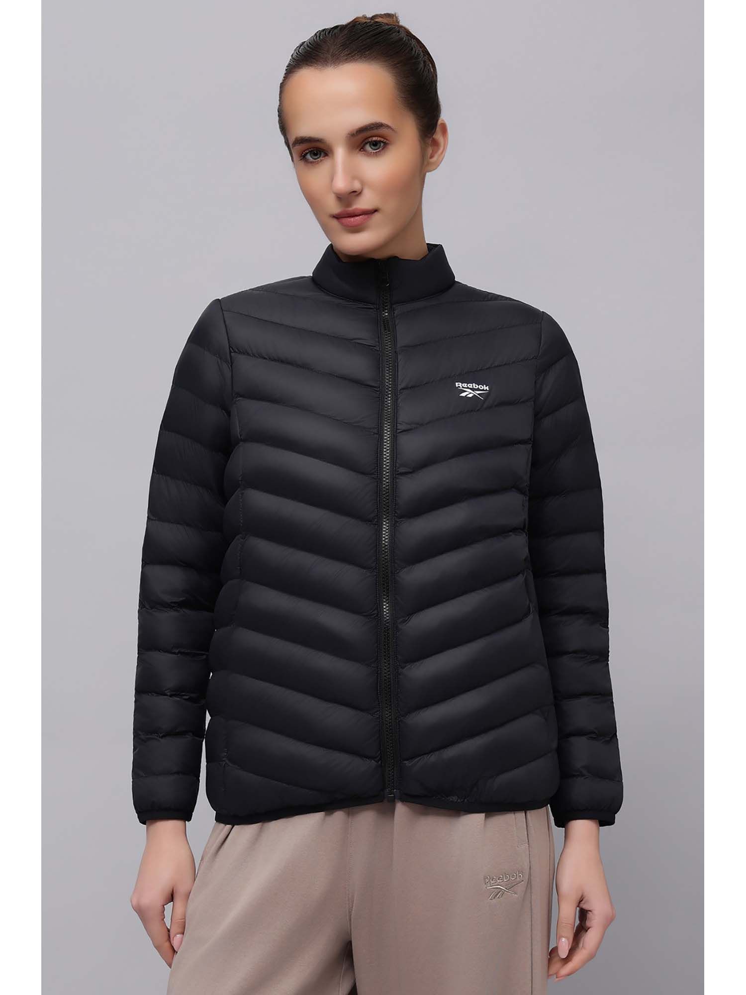 reebok Women's Full Sleeve Black Jacket-picture-19