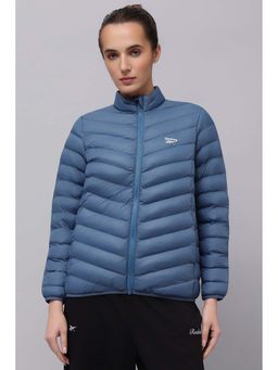 Reebok - Women's Full Sleeve Blue Jacket