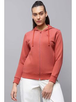 Reebok - Women's Branded Fleece Pink Jacket