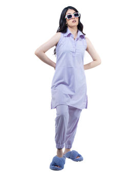 Sil-Sila - My Go to in Lavender Co-Ord (Set of 2)