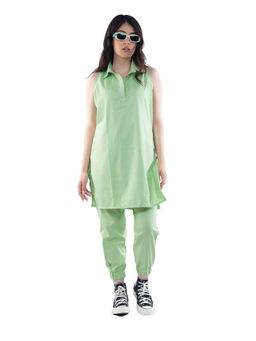 Sil-Sila - My Go to in Mint Green Co-Ord (Set of 2)