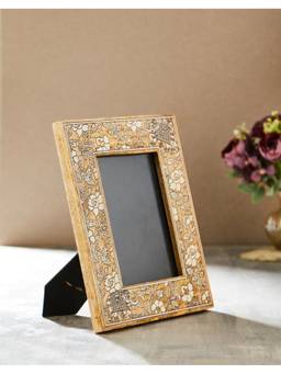 Fabindia - White Gaj Wooden Photo Frame
