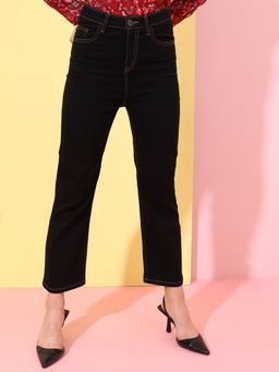 TOKYO TALKIES - Women Flared Mid-Rise Jeans