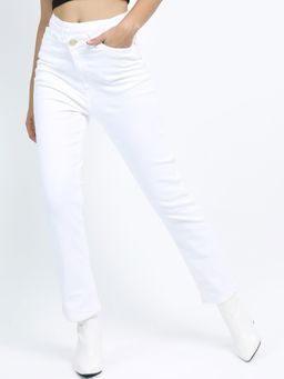 TOKYO TALKIES - Women Straight Fit Light Fade Jeans
