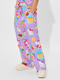 The Souled Store - Hello Kitty Bows and Blooms Young Girls Cotton Pant