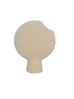 ELARE - Asymmetrical Pleated Shell Vase